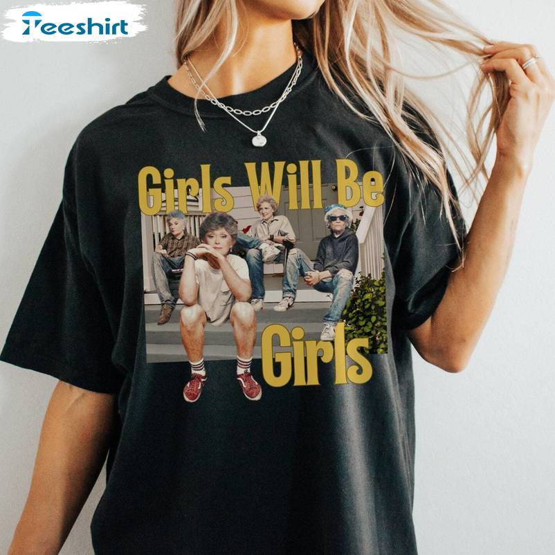 Golden Girls Thug Life Shirt, Funny Thug Life Golden Girls Short Sleeve Crewneck Sweatshirt