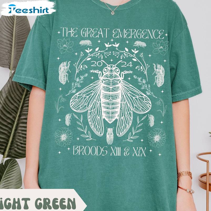 Cicada Apocalypse Shirt, Year Of The Cicada Dark Academia Unisex Hoodie Short Sleeve