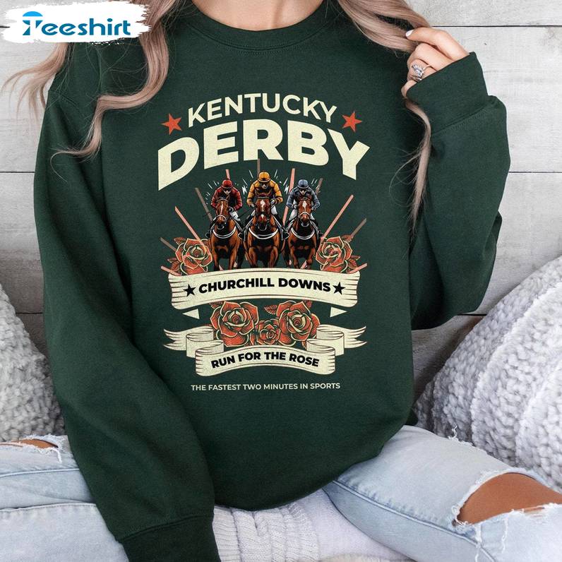 Kentucky Derby Churchill Downs Shirt, Kentucky Horse Racing Short Sleeve Tee Tops