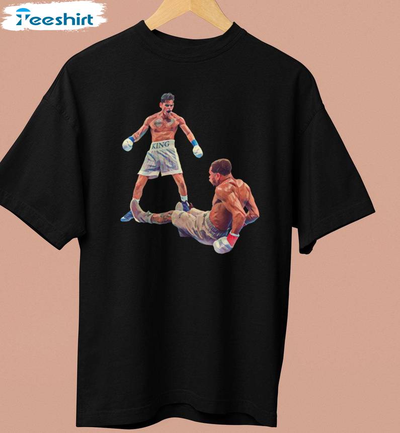 King Ryan Garcia Shirt, Knockout Devin Haney Boxing Crewneck Sweatshirt Sweater