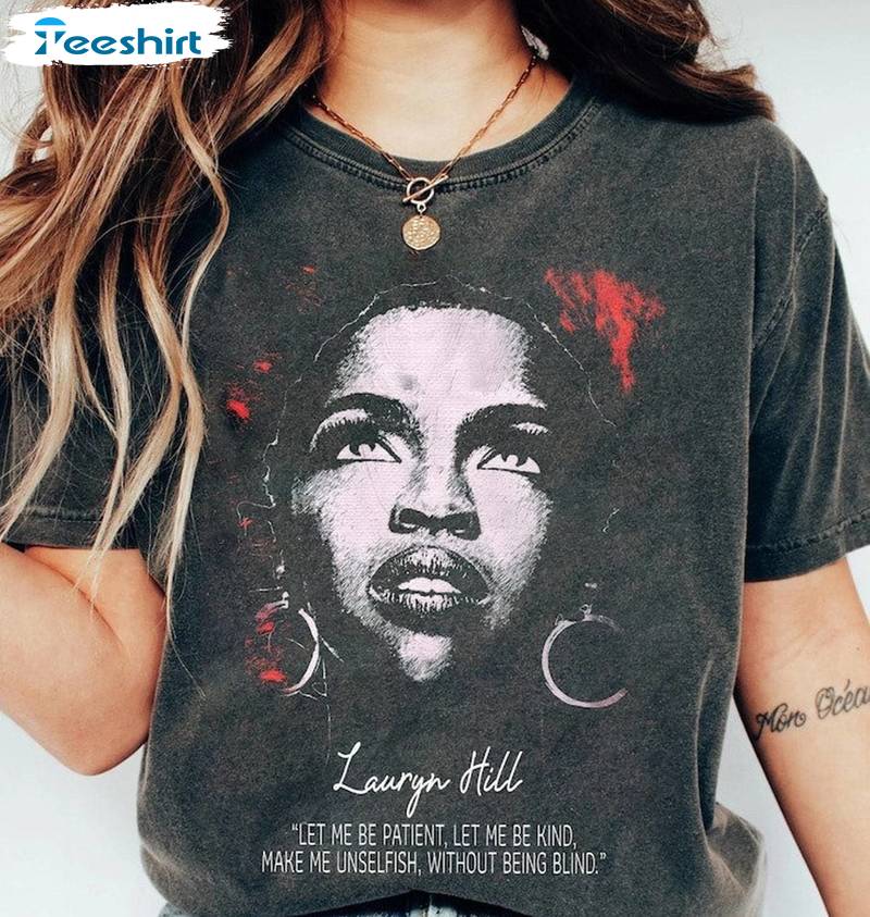 Comfort Lauryn Hill Shirt, World Tour 2024 Lauryn Hill Short Sleeve Hoodie