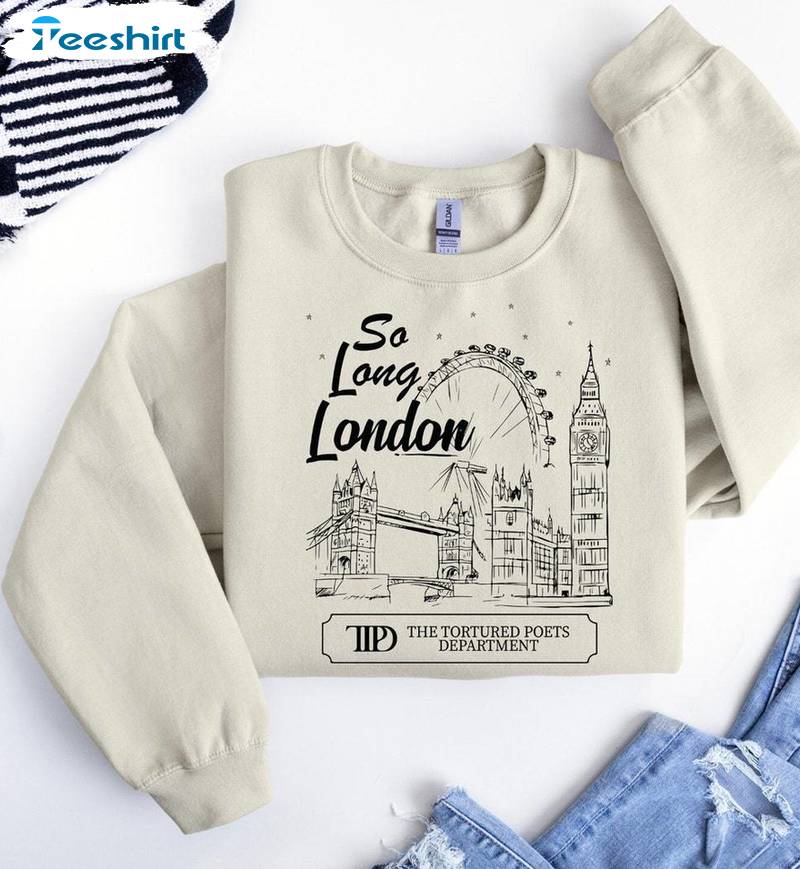 So Long London Shirt, The Tortured Poets Department Short Sleeve Hoodie