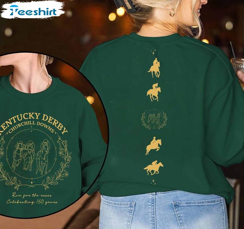 Vintage Kentucky Derby Shirt, Comfort Horse Racing Ky Derby Short Sleeve Tee Tops