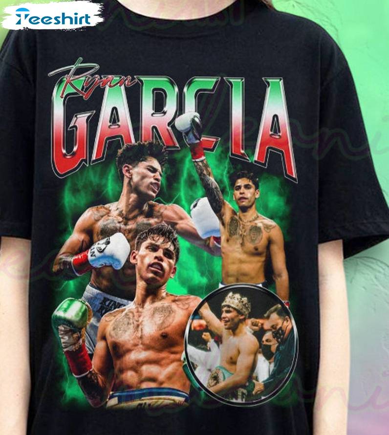 Ryan Garcia Vintage Shirt, Movie Trendy Crewneck Sweatshirt Sweater