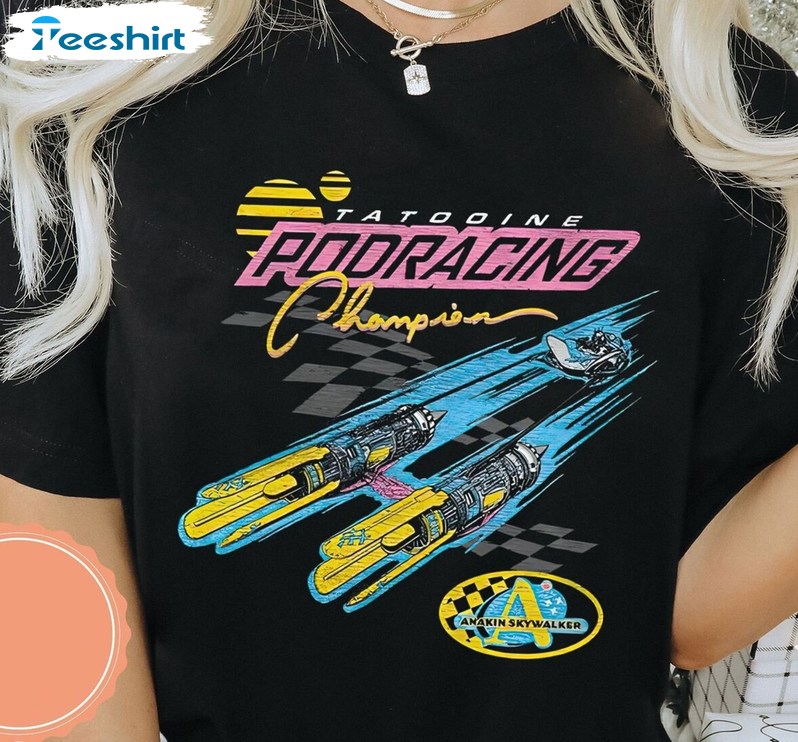 Retro Tatooine Podracing Championship Shirt, Vintage Disney Star Wars Hoodie T-shirt