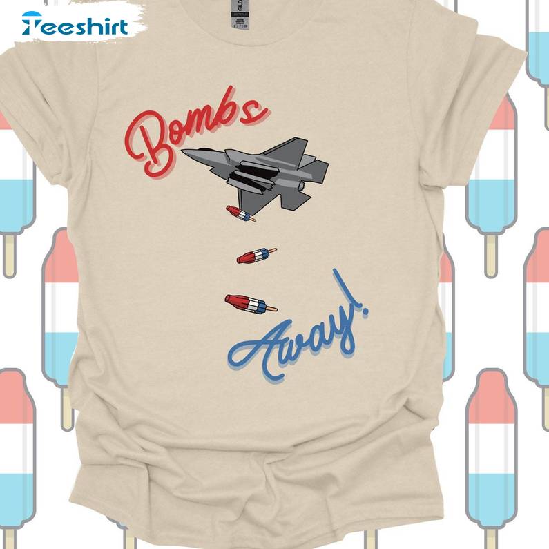 Bomb Pop S Away Multiple Air Trendy Short Sleeve Tee Tops