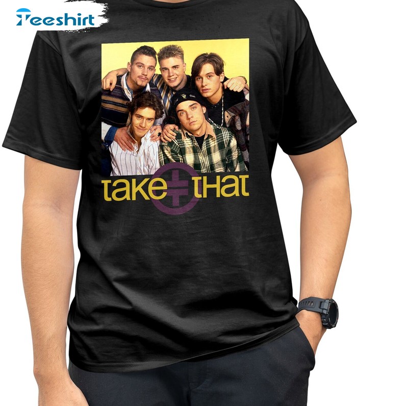 Take That This Life On Tour 2024 Shirt, 2024 Tour Uk Free Unisex Hoodie Short Sleeve