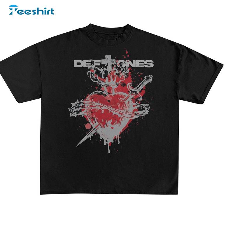 Unique Deftones Shirt, Limited Deftones Band Short Sleeve Sweater