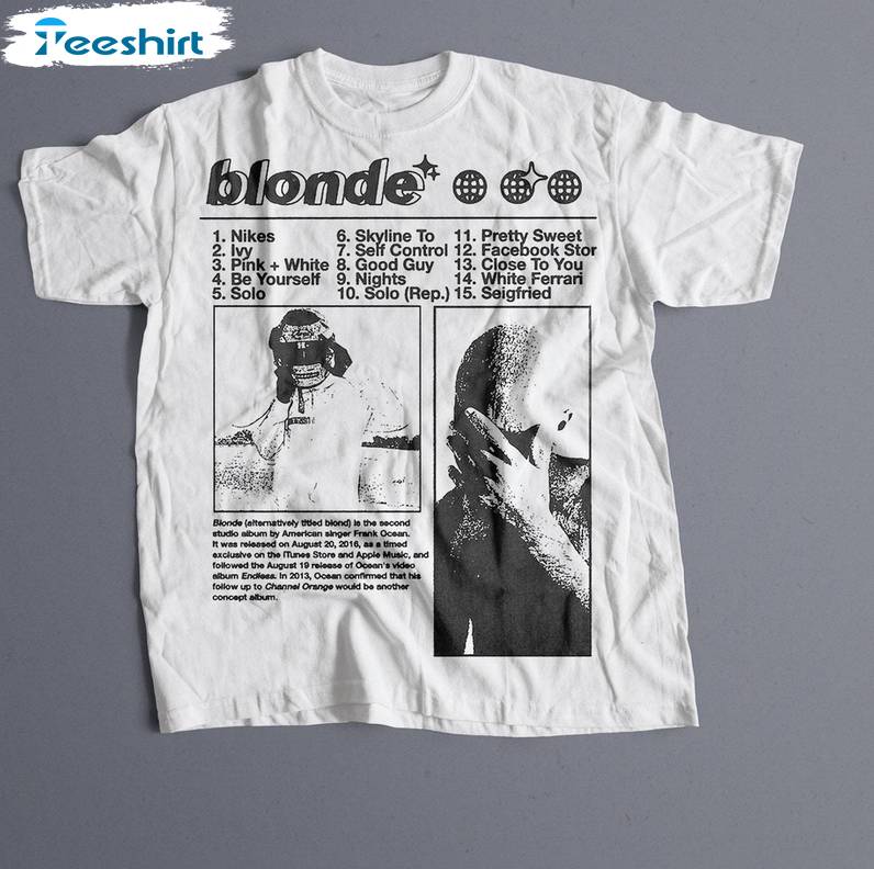 Frank Ocean Trendy Shirt, Frank Ocean Blond Long Sleeve Crewneck Sweatshirt
