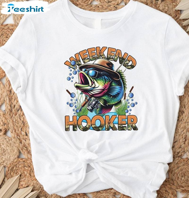 Vintage Weekend Hooker Shirt, Cool Design Lake Vibes Unisex Hoodie Short Sleeve