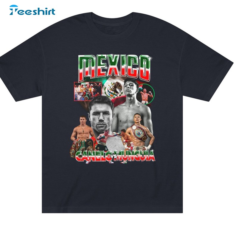 Limited Jaime Munguia Shirt, Canelo Vs Munguia Vintage Short Sleeve Unisex Hoodie