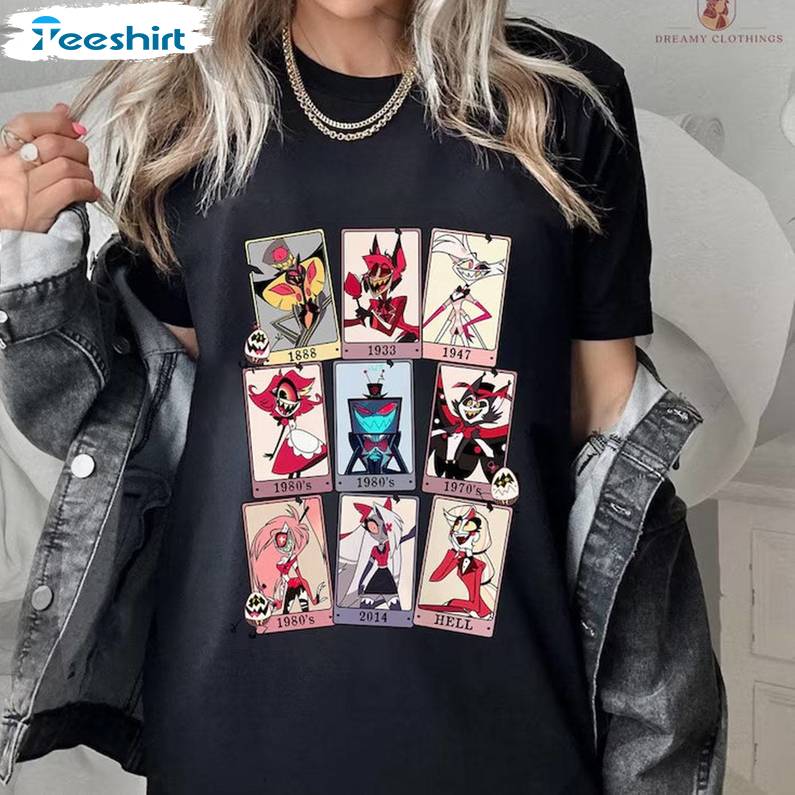 Trendy Hazbin Hotel Shirt, Must Have Hazbin Hotel Characters Sweatshirt Tank Top