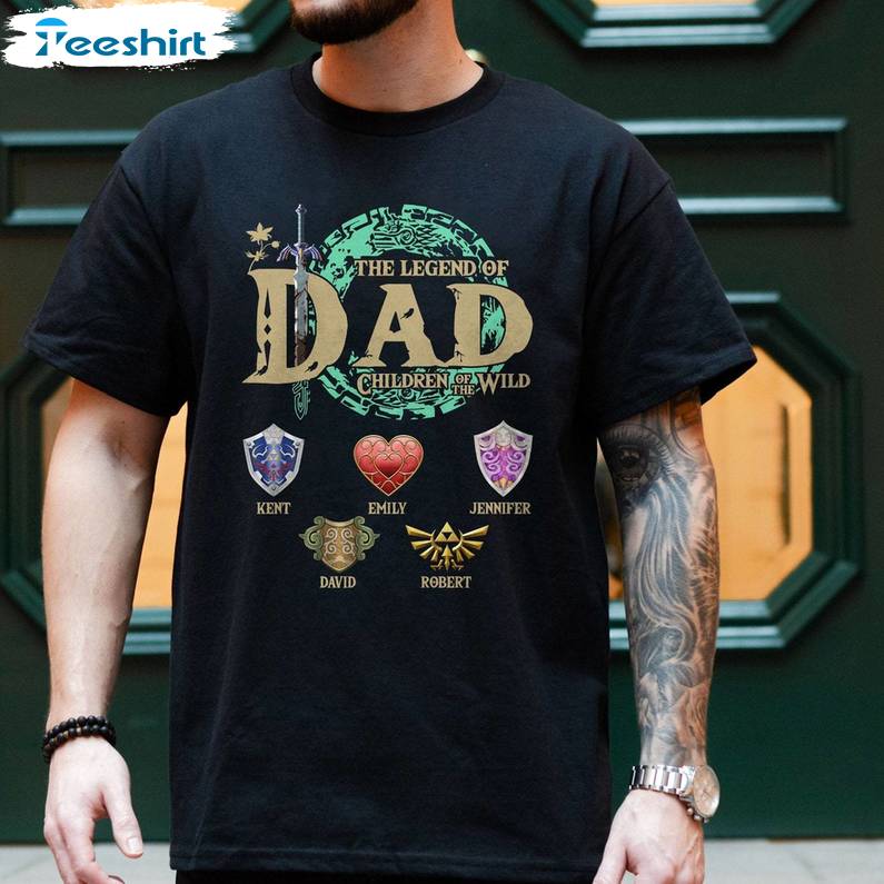 Limited The Legend Of Dad Shirt, Funny Zelda Dad Shirt Long Sleeve Tank Top