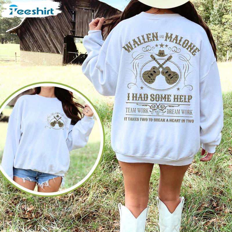 Must Have Wallen Country Song Sweatshirt , Neutral I Had Some Help Shirt Unisex Hoodie