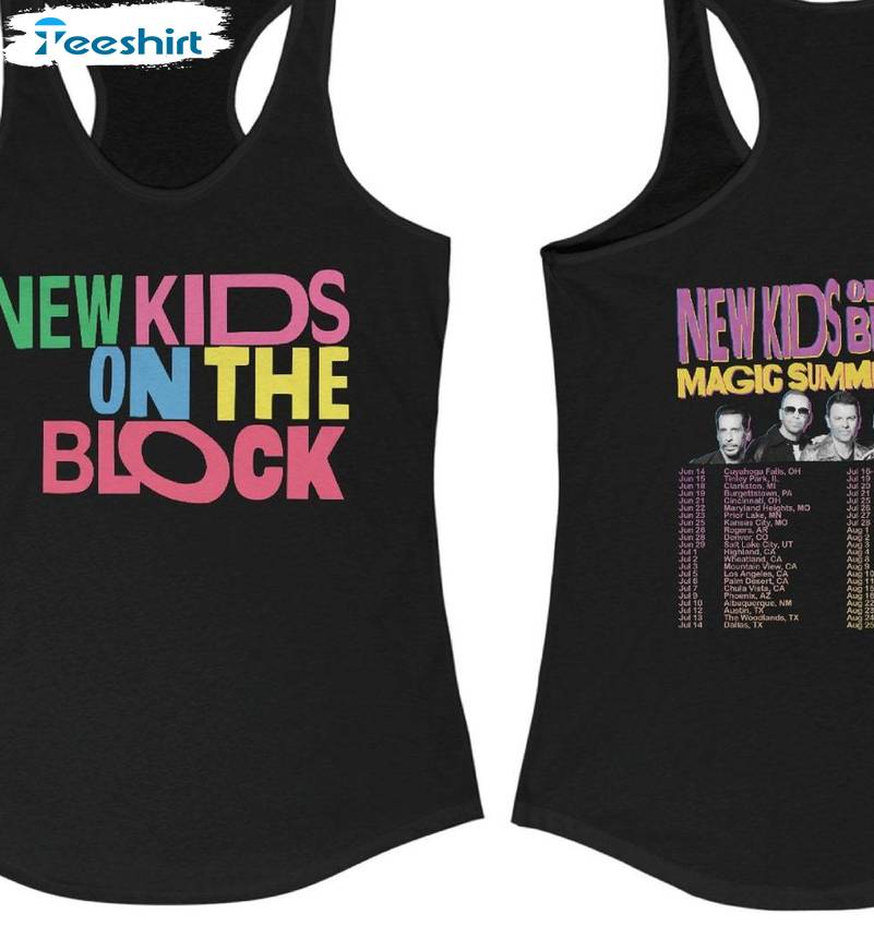 Nkotb Magic Summer 2024 Unisex Hoodie, New Rare New Kids On The Block Shirt Crewneck