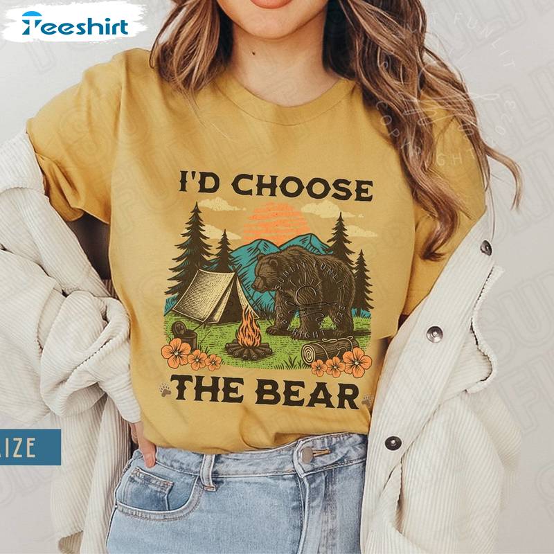 Limited Womens Rights T Shirt , Trendy I Choose Bear Shirt Long Sleeve