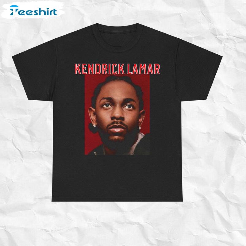 Creative Kendrick Lamar Sweatshirt, Kendrick Lamar Album Cover Unisex Hoodie Short Sleeve