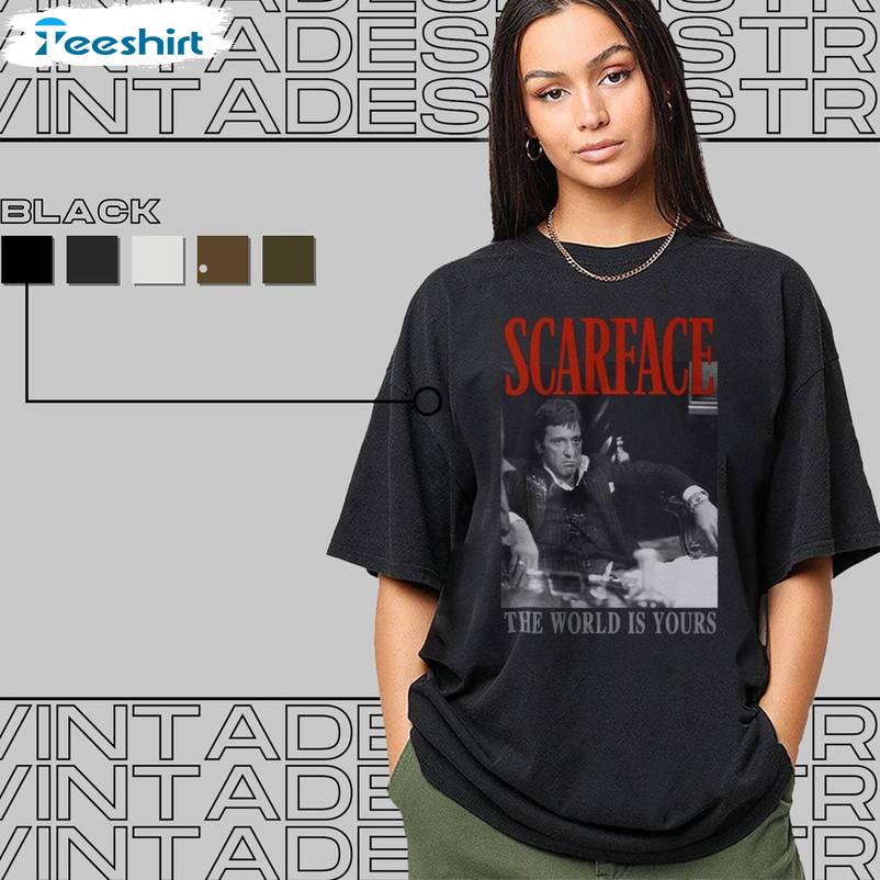 Limited Al Pacino T Shirt , Trendy Scarface Shirt Sweater