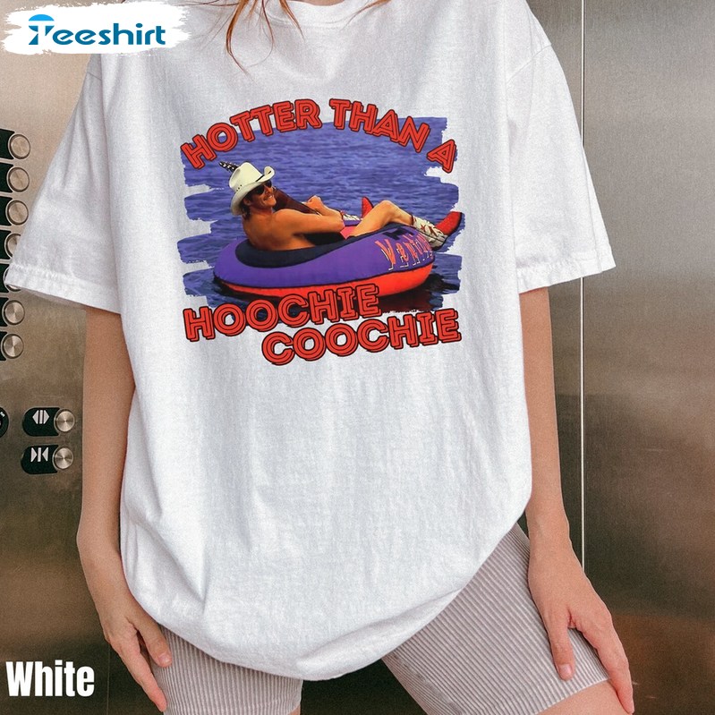 Hotter Than A Hoochie Coochie Cool Design Shirt, Summer Vacation Unisex Hoodie Sweater