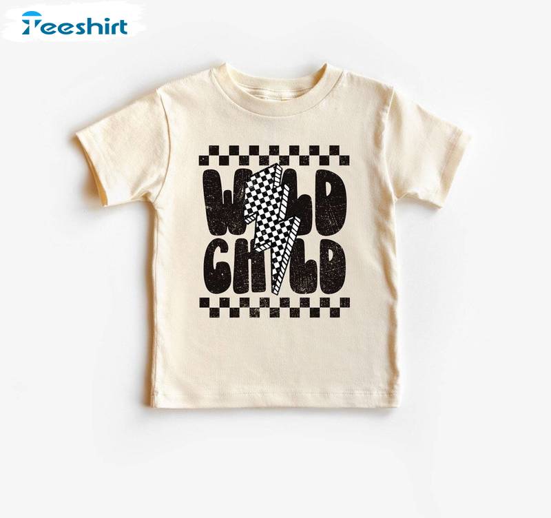 Funny Wild Child Toddler T Shirt , Trendy Stay Wild Ocean Child Shirt Long Sleeve