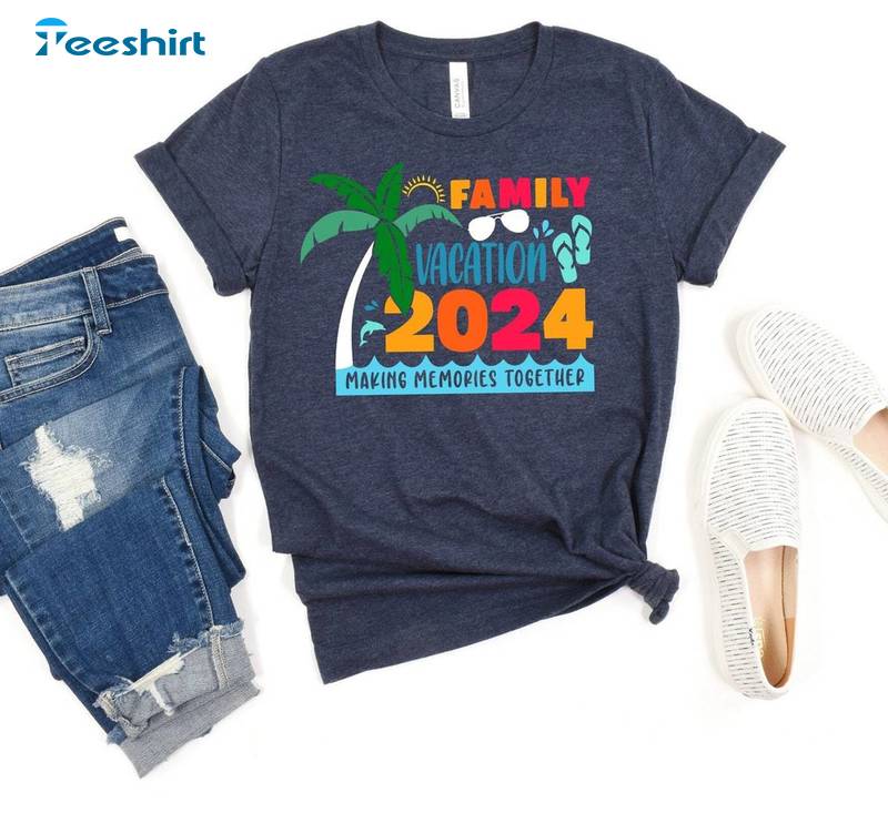 Fantastic Family Vacation 2024 Sweatshirt , Trendy Family Holiday Shirt Crewneck