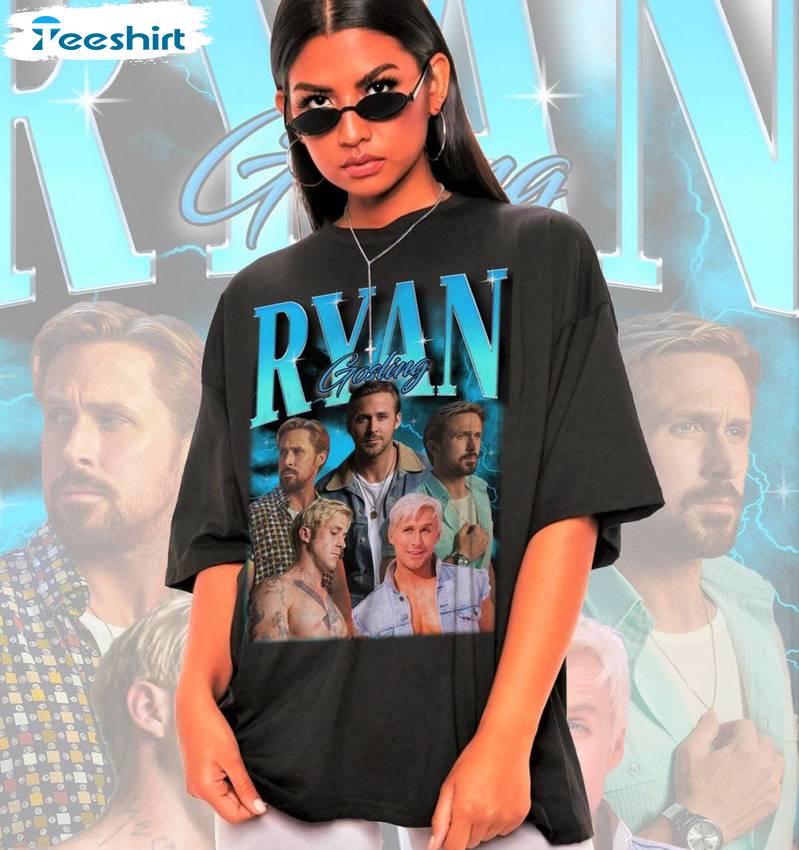 Limited Ryan Gosling Shirt, Must Have Crewneck Long Sleeve Gift For Fan