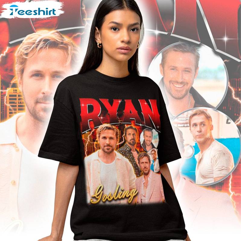 Comfort Ryan Gosling Shirt, New Rare Cool Fan Art Sweatshirt Short Sleeve