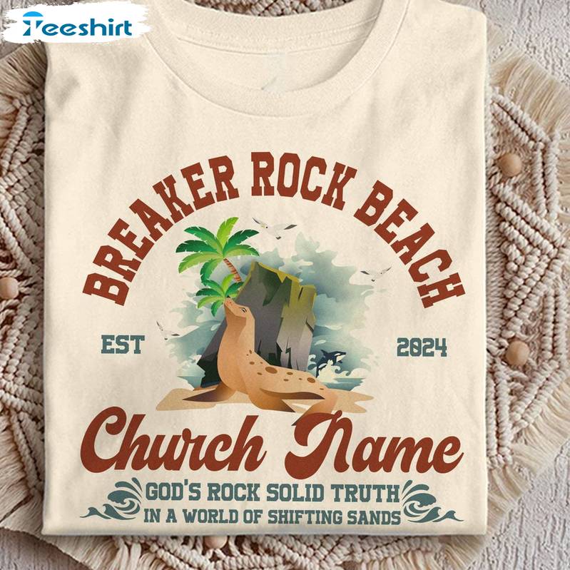 Vintage Vacation Bible School Sweatshirt , Groovy Breaker Rock Beach Shirt Unisex Hoodie