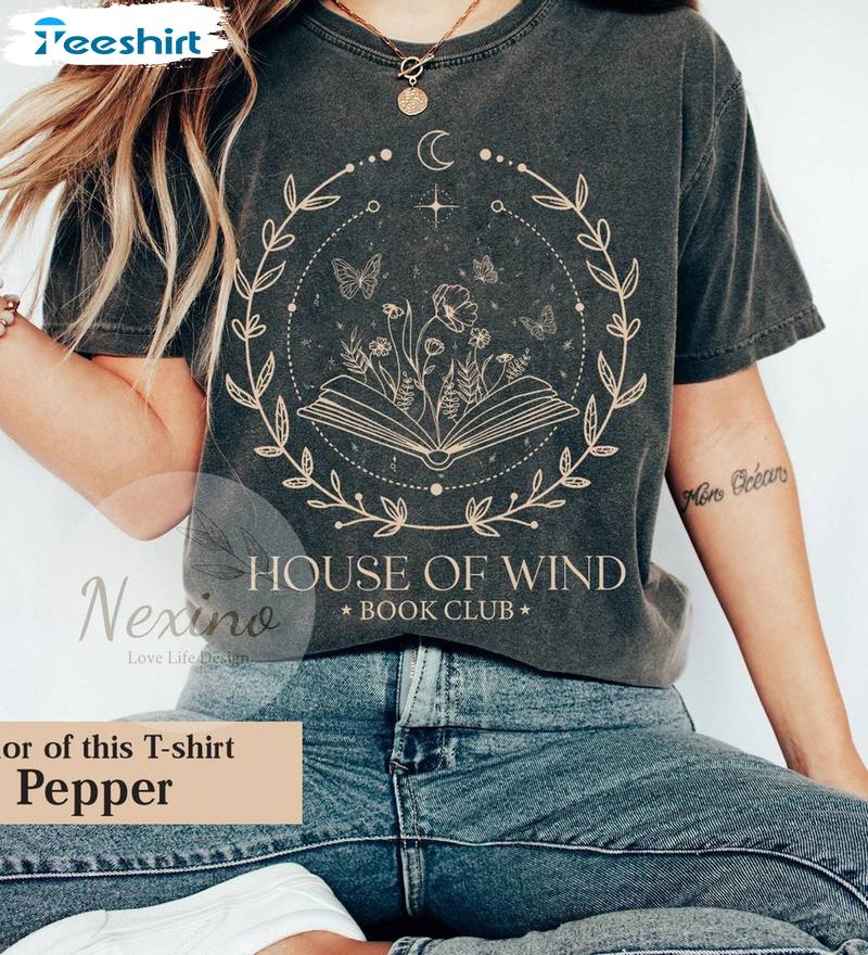 Cool Design Velaris T Shirt, Limited House Of Wind Book Club Sweatshirt Unisex Hoodie