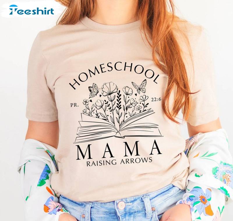 Limited Homeschool Mom Shirt, New Rare Homeschool Life Tee Tops Sweater