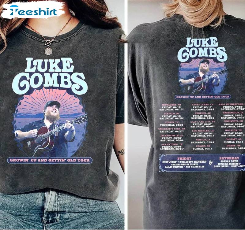 Vintage Luke Combs Sweater, Retro Luke Combs World Tour Shirt Unisex Hoodie