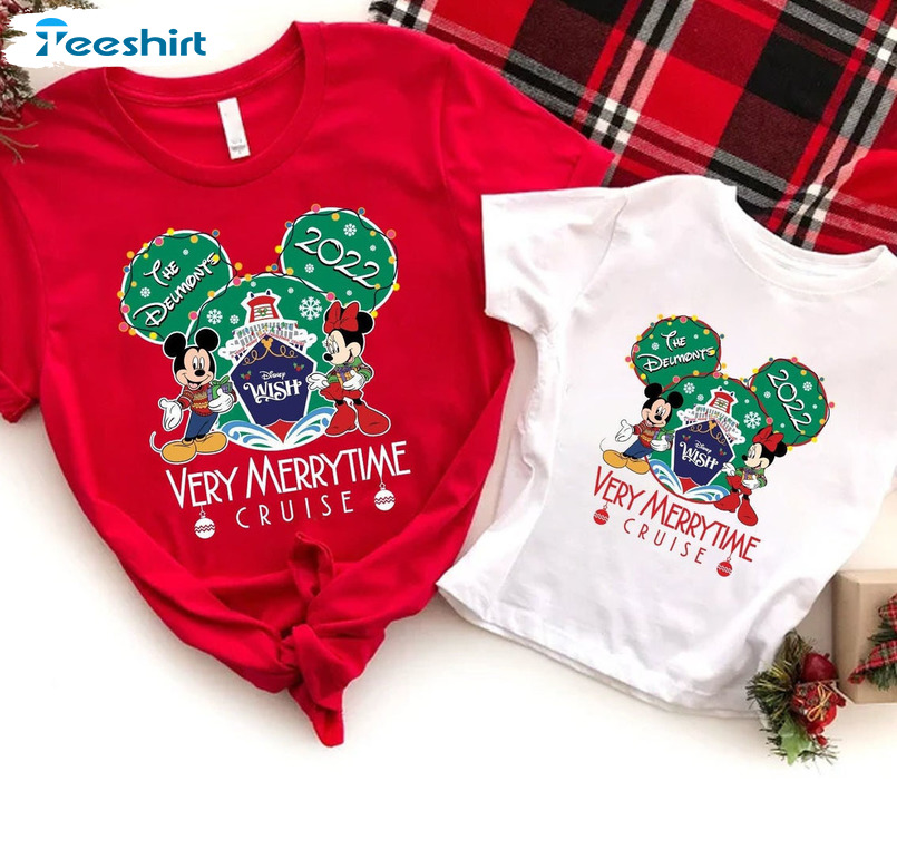 Disney Very Merrytime Cruise Shirt, Merry Part Mickey Sweatshirt Hoodie Long Sleeve