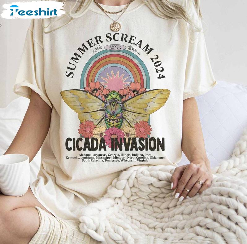 Limited Cicada Invasion Sweatshirt , New Rare Cicada Comeback Tour Shirt Long Sleeve