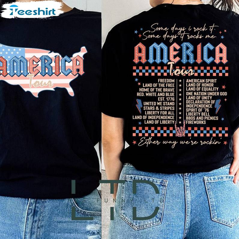 Limited Memorial Day Sweatshirt , New Rare America Tour Shirt Short Sleeve