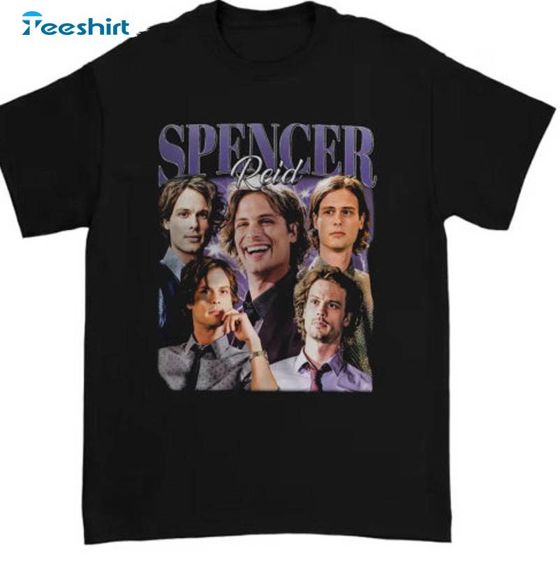 Limited Spencer Reid Shirt, New Rare Unisex T Shirt Short Sleeve Gift For Fan