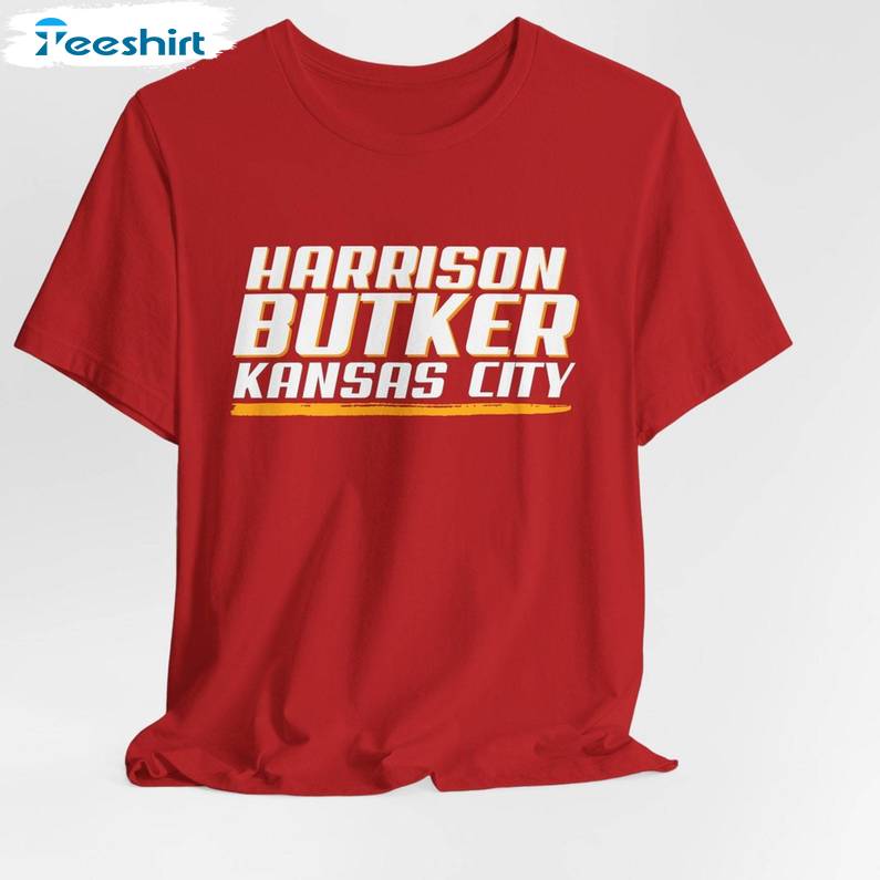 Groovy Harrison Butter Shirt, Harrison Butker Kansas City Crewneck Long Sleeve