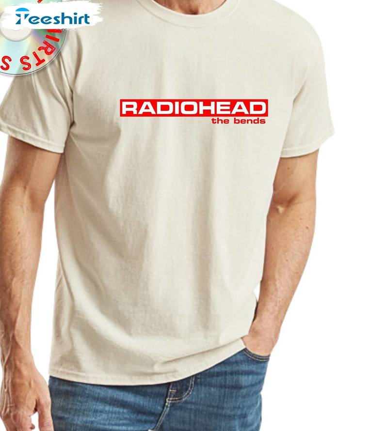 Radiohead The Bends Vintage Unisex T Shirt, New Rare Radiohead Shirt Long Sleeve