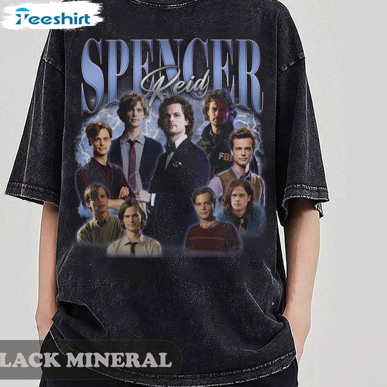 Spencer Reid Cool Design Shirt, Groovy Rap Unisex T Shirt Crewneck