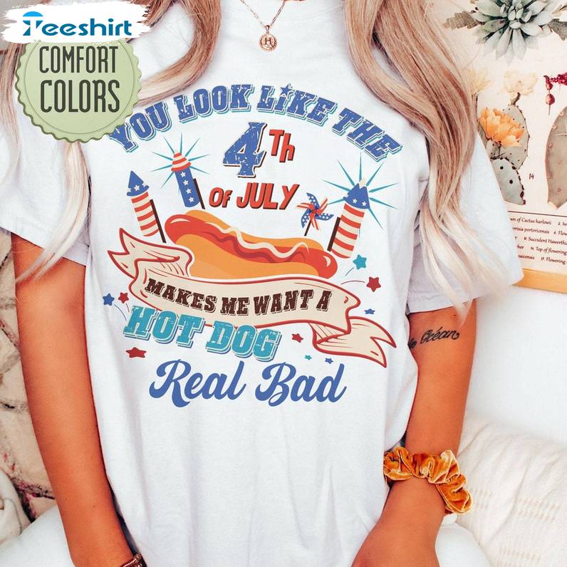 4th Of July Party Trendy Sweatshirt , Limited You Look Like The 4th Of July Shirt Crewneck