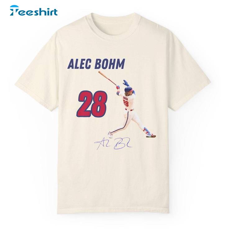 Alec Bohm New Rare Shirt, Limited Run Signature Unisex Hoodie Tee Tops