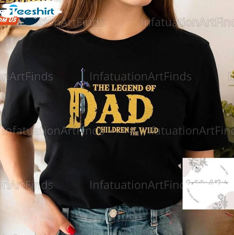 New Dad Hoodie, Groovy The Legend Of Dad Children Of The Wild Shirt Sweater