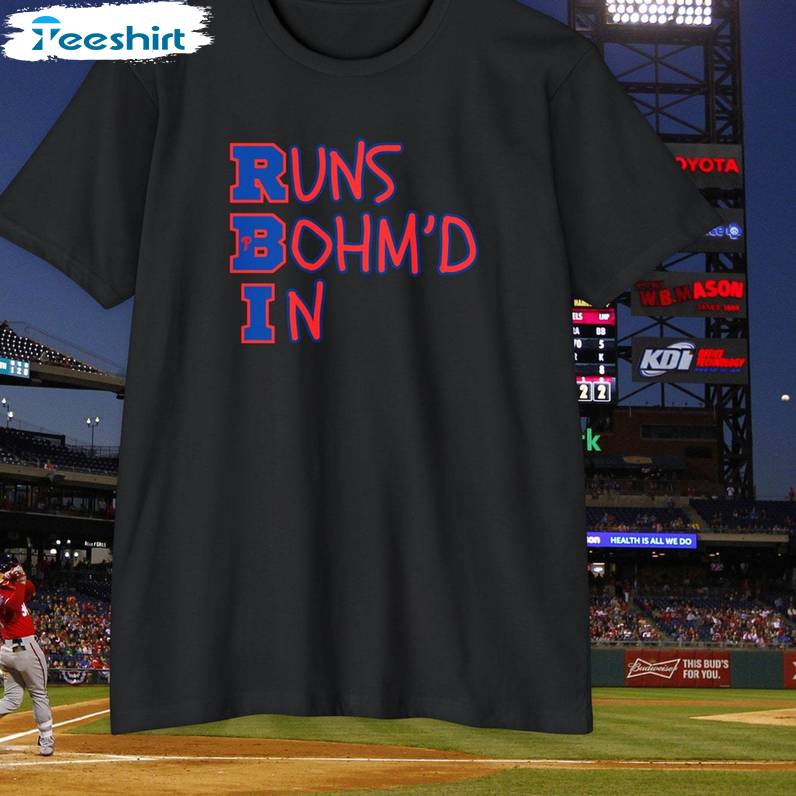 Must Have Alec Bohm Phillies Rbi Sweatshirt , New Rare Alec Bohm Shirt Short Sleeve