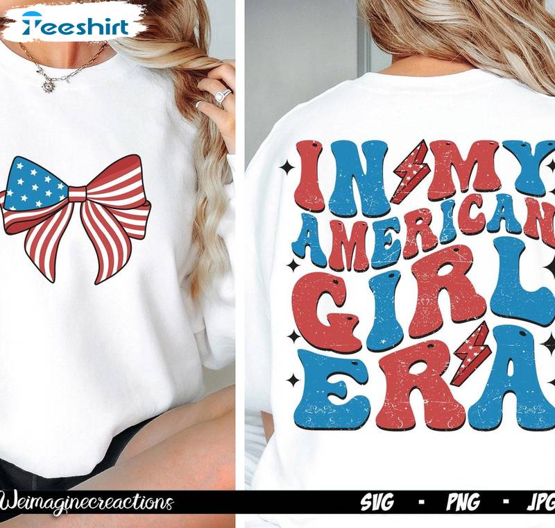 Groovy Fourth Of July Sweatshirt, Comfort In My American Girl Era Shirt Sweater