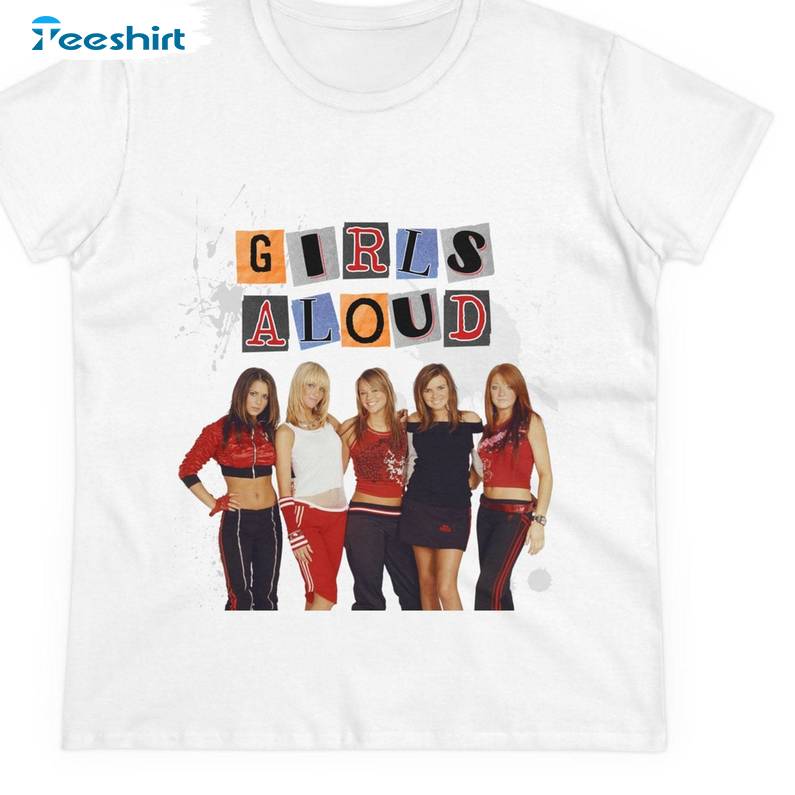 Cool Design Aloud Arena Tour Sweatshirt , Vintage Girls Aloud Shirt Short Sleeve