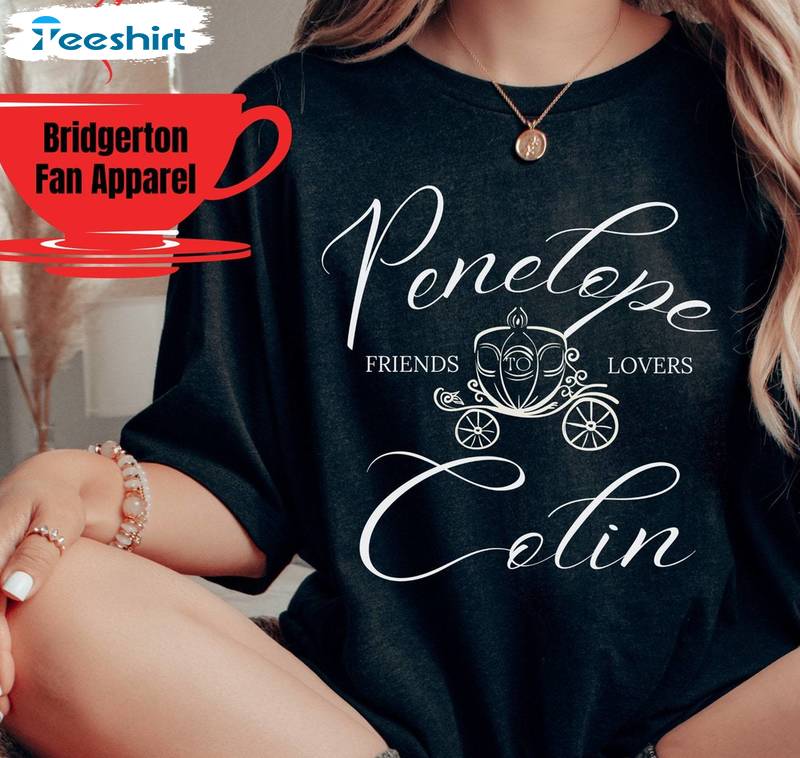 Bridgerton 2024 Unisex Hoodie, Unique Penelope And Colin Bridgerton Shirt Tank Top