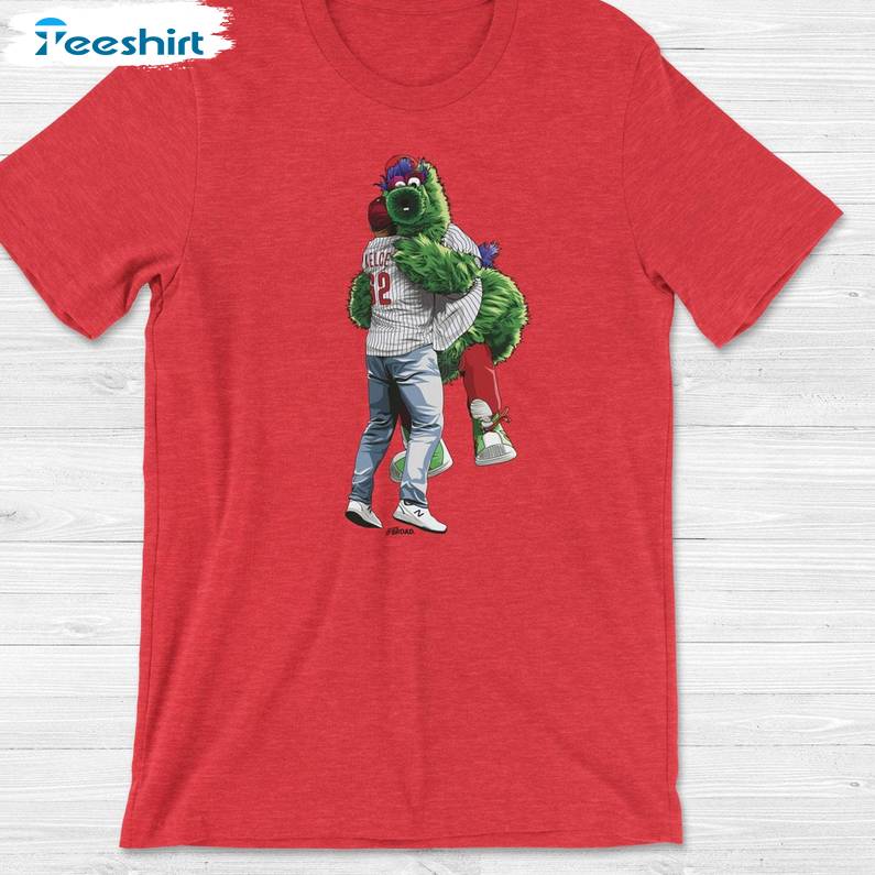 Comfort Phillie Phanatic Shirt, Must Have Phillies Mens Crewneck Long Sleeve