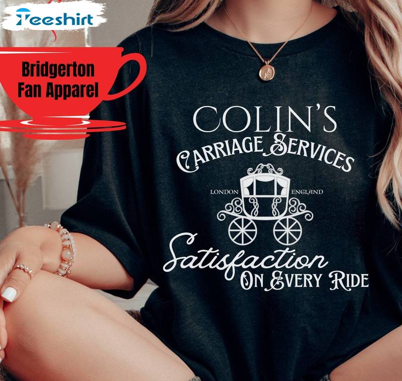 Colins Carriage Short Sleeve , Trendy Penelope And Colin Bridgerton Shirt Tank Top