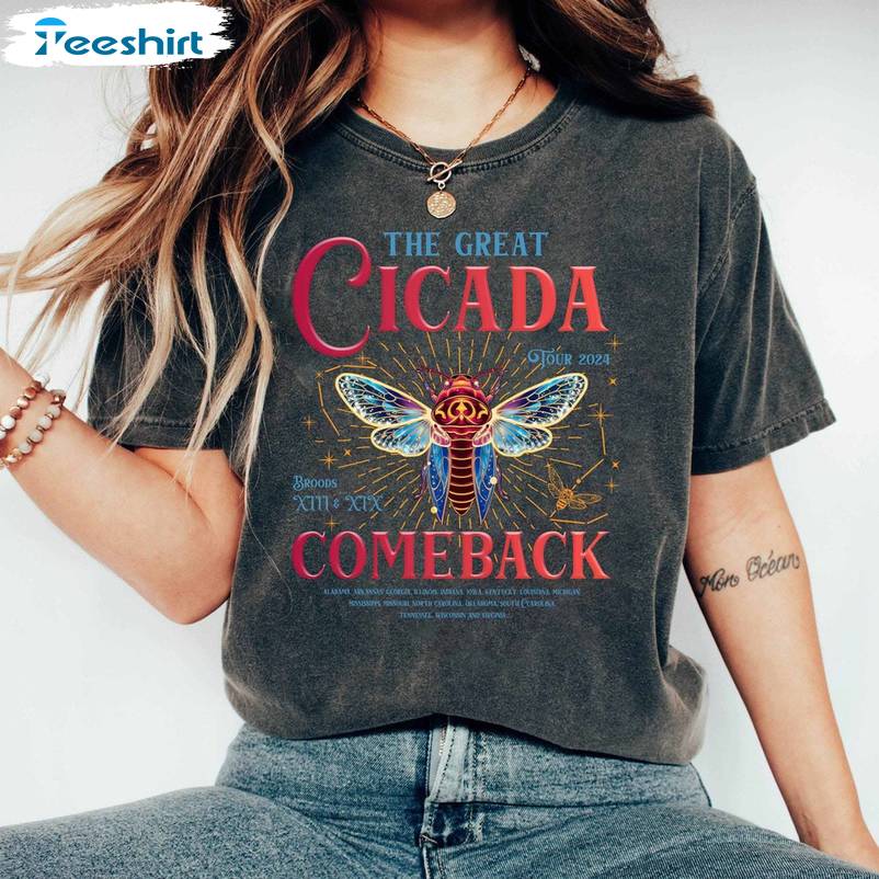 Must Have Cicada Comeback Tour Shirt, Limited Cicadas Long Sleeve Tee Tops