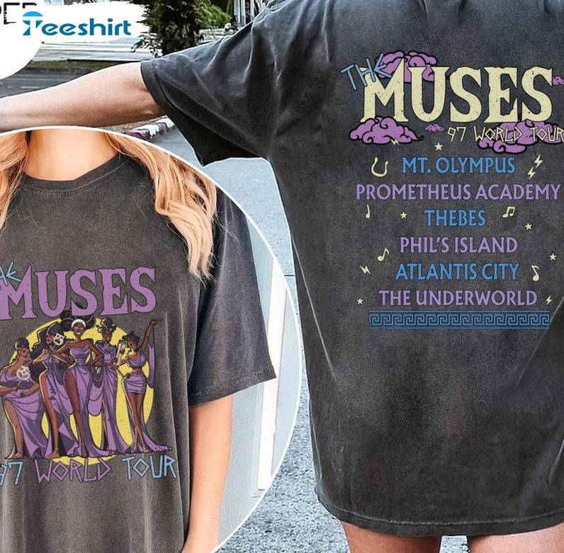 Trendy The Muses Long Sleeve , New Rare Disney Hercules Shirt Tank Top