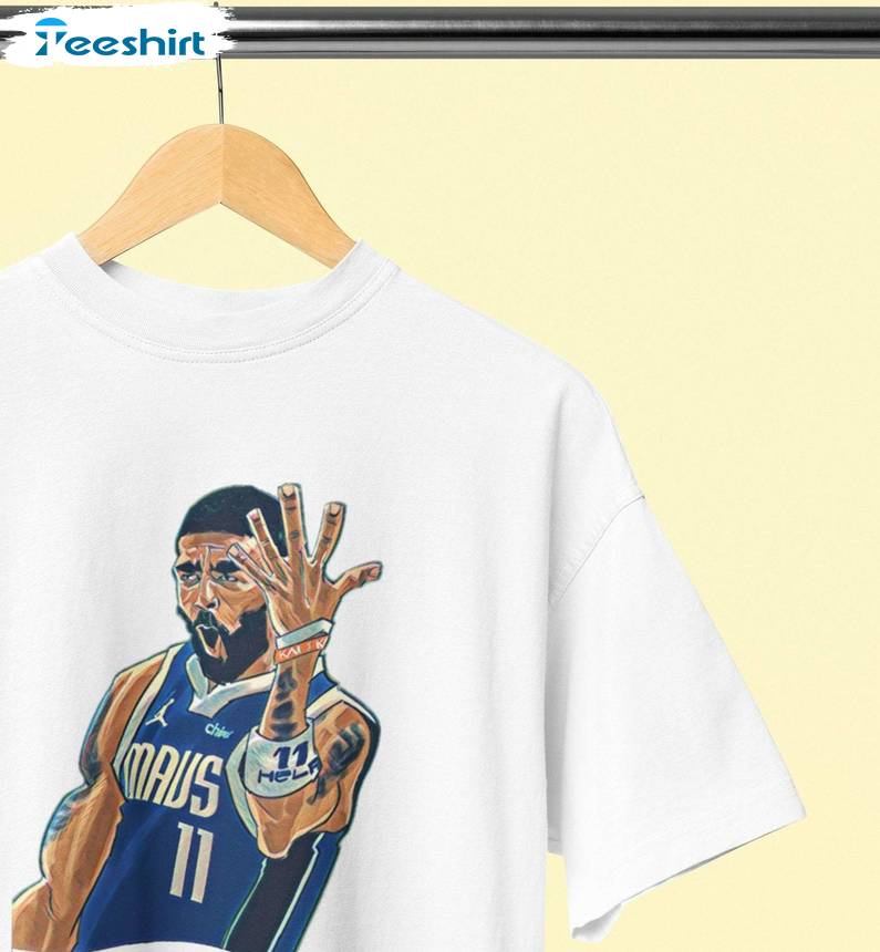 Kyrie Irving Celebration Clutch Moment Crewneck, Groovy Kyrie Irving Basketball Shirt Hoodie